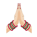 prayer pose